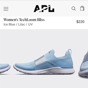 APL Women's TechLoom Bliss Ice Blue Sneakers